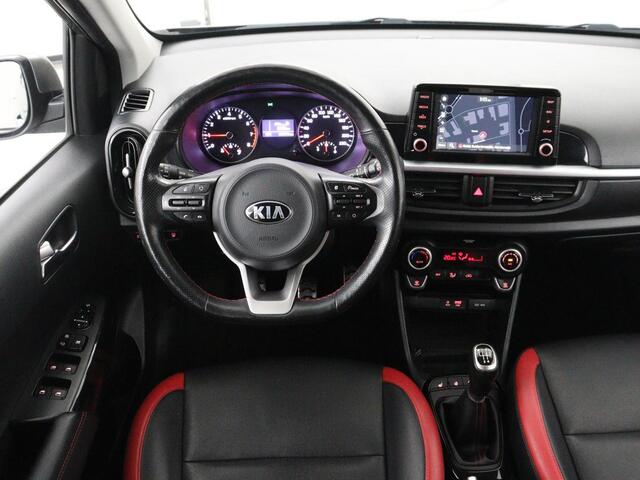KIA PICANTO 1.0 T-GDI GT-Line | Leder | Stoelverwarming | Carplay | Navigatie | Stuurverwarming | Keyless | Climate control | Cruise control