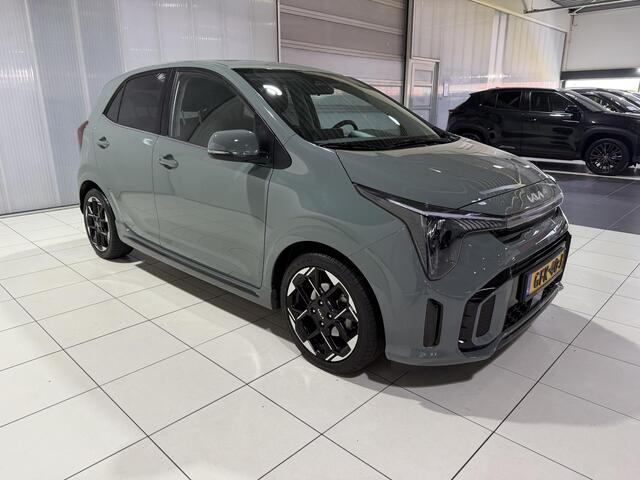 KIA PICANTO 1.0 DPI GT-Line Stoel en Stuur verwarming, Schuif kantel dak, Apple Carplay/Android Auto, Navigatie, Camera.