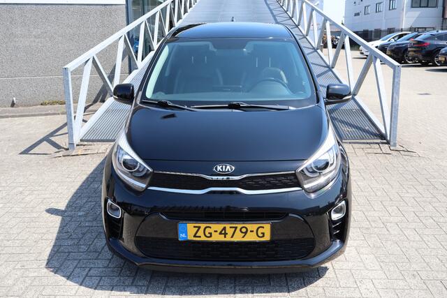 KIA PICANTO 1.0 CVVT Design Edition Achteruitrijcamera/Cruise control/Climate control/Lederen bekleding/Navigatie/Elektrisch inklapbare spiegels/Licht metalen velgen/Led dagrijverlichting