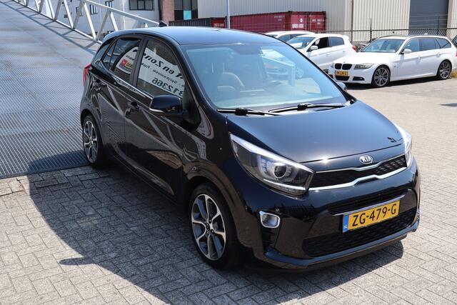 KIA PICANTO 1.0 CVVT Design Edition Achteruitrijcamera/Cruise control/Climate control/Lederen bekleding/Navigatie/Elektrisch inklapbare spiegels/Licht metalen velgen/Led dagrijverlichting