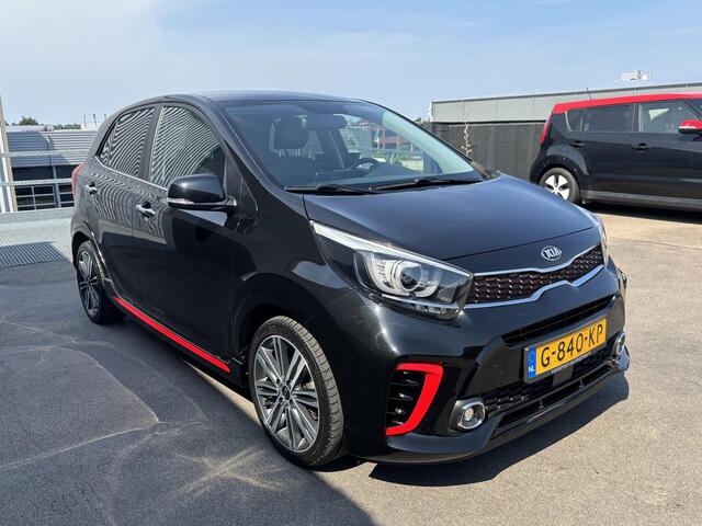 KIA PICANTO 1.0 T-GDI GT-Line RMC-Trekhaak, 1e eign. 100PK! Leder, Navigatie, Stoel- & Stuurwiel verwarmd, Climate control, Smart Key,