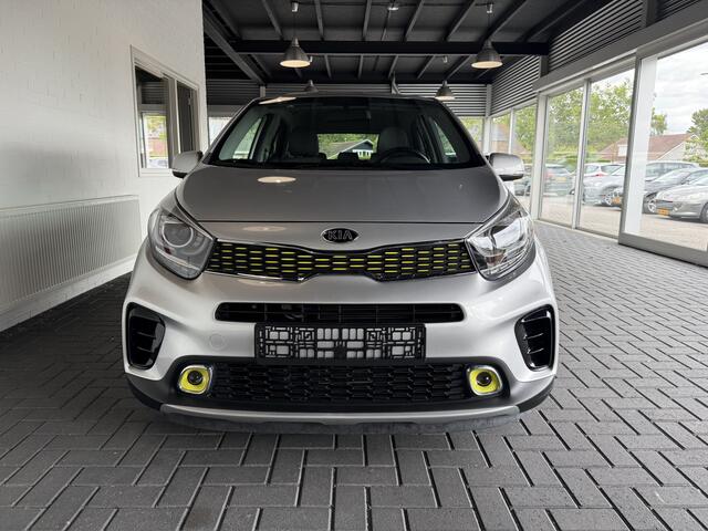KIA PICANTO 1.2 X-Line / Sparkling Silver / Navi / Apple Car Play / Leder / electr. spiegels en ramen