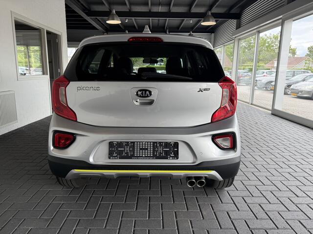 KIA PICANTO 1.2 X-Line / Sparkling Silver / Navi / Apple Car Play / Leder / electr. spiegels en ramen