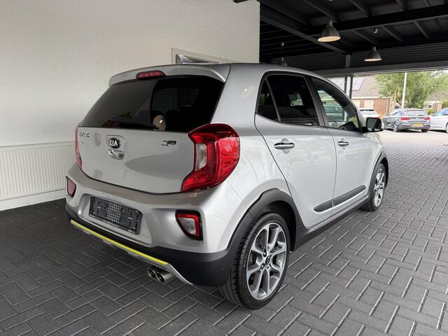 KIA PICANTO 1.2 X-Line / Sparkling Silver / Navi / Apple Car Play / Leder / electr. spiegels en ramen
