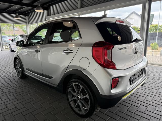 KIA PICANTO 1.2 X-Line / Sparkling Silver / Navi / Apple Car Play / Leder / electr. spiegels en ramen