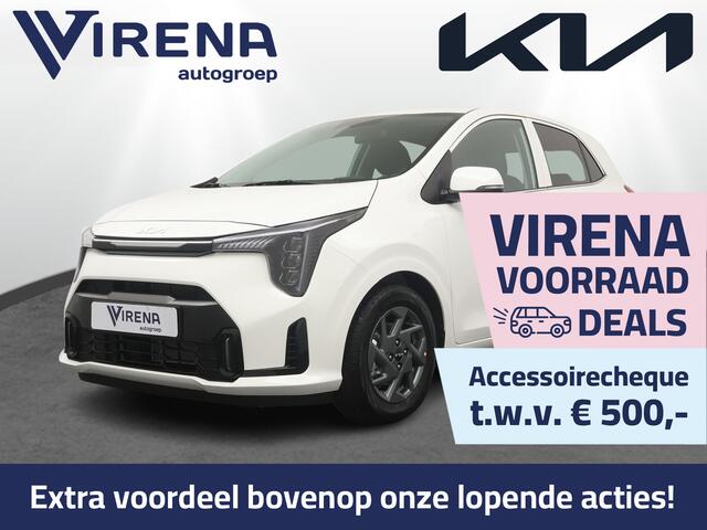 KIA PICANTO 1.0 GDI DynamicPlusLine - Prijs incl. inruilpremie - Lichtmetalen velgen - Bluetooth - Navigatie - Full LED koplampen - Achteruitrij camera - Privacy glas - Apple Carplay/Android Auto - Fabrieksgarantie t/m 28-11-2032