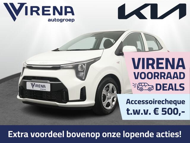 KIA PICANTO 1.0 GDi DynamicLine - Pijs incl. inruilpremie - Cruise control - Navigatie - Achteruitrij camera - Bluetooth - Apple Carplay/Android Auto - Fabrieksgarantie t/m 01-08-2033