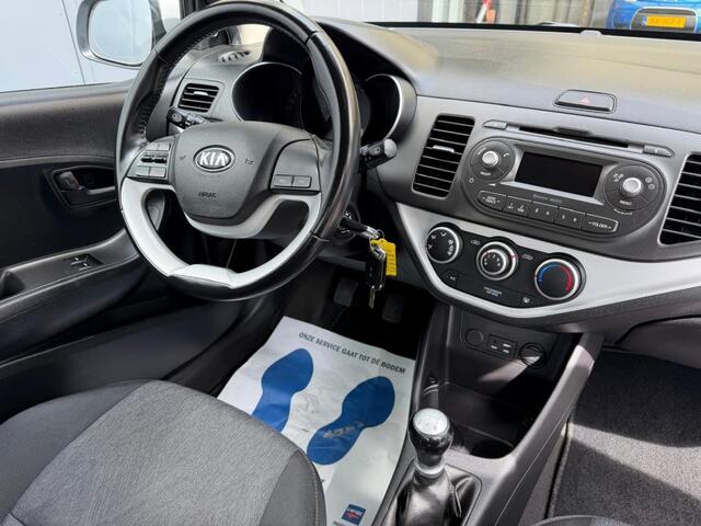 KIA PICANTO 1.0 CVVT Comfort Airco lm-velgen zwart