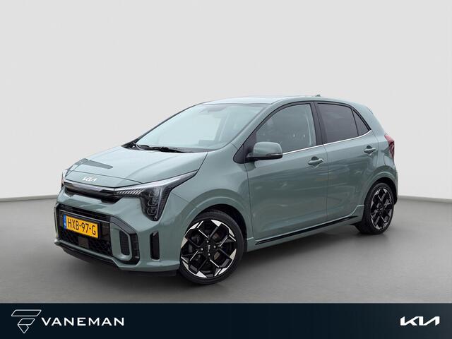 KIA PICANTO 1.0 DPI GT-Line Open Dak | LED | Leder | PDC | Navi | Clima | Stoel & Stuurverwarming |