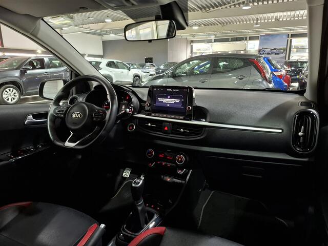KIA PICANTO 1.0 T-GDi GT-Line 5p 100 PK, Stoel en stuur verwarming, Schuif kantel dak, Apple Carplay/Android Auto, Navigatie, Camera.