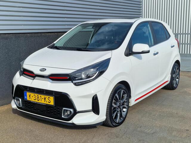 KIA PICANTO 1.0 T-GDi GT-Line 5p 100PK! Schuif/kanteldak, 1e eign. Nieuw geleverd en dealeronderhouden, Leder, Stoel- & stuurwiel verwarmd, Climate control, Cruise control, Navigatie, Achteruitrijcamera,