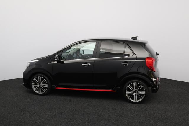 KIA PICANTO 1.0 T-GDI GT-Line/ Keyless/ Camera/ Stoel + Stuurverw./ Extra getint glas/ LED Dagrijverl./ LEDER/ Apple + Android/ DAB+/ Clima/ Cruise/ Elek. pakket/ Isofix/ Bluetooth/ Multi. LEDER. Stuur/ Mistl./ PDc/ Chroom