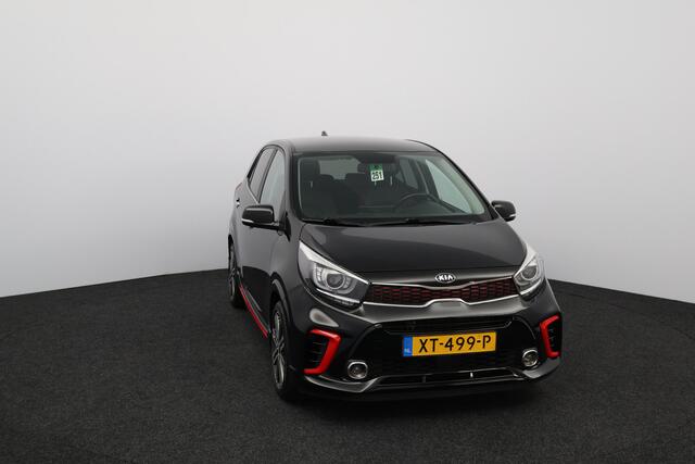 KIA PICANTO 1.0 T-GDI GT-Line/ Keyless/ Camera/ Stoel + Stuurverw./ Extra getint glas/ LED Dagrijverl./ LEDER/ Apple + Android/ DAB+/ Clima/ Cruise/ Elek. pakket/ Isofix/ Bluetooth/ Multi. LEDER. Stuur/ Mistl./ PDc/ Chroom