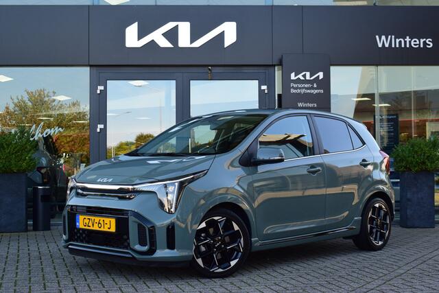 KIA PICANTO 1.0 DPI GT-Line 5p. | Schuif-/ Kantel Dak | Navigatie | Camera | Sensoren | LED | Keyless | Tot 10Jr. Kia-Garantie |