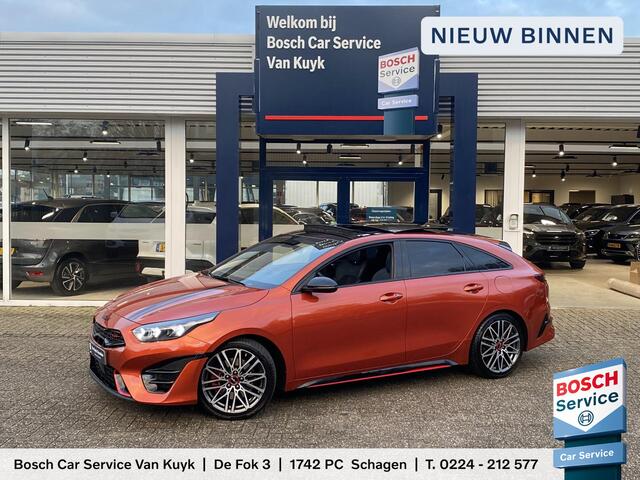 KIA PRO CEE D ProCeed 1.6 T-GDi GT / Automaat / NL-Auto / 204 PK / Dealer-Onderhouden / 1e-Eigenaar / Open-Panodak / Adaptieve Cruise-Control Stop&Go met Stuurhulp / Climate-Control / JBL Premium-Audio / Elektr.-Stoelen met Geheugen / Stuur-/Stoelverwarming V+A / Keyle