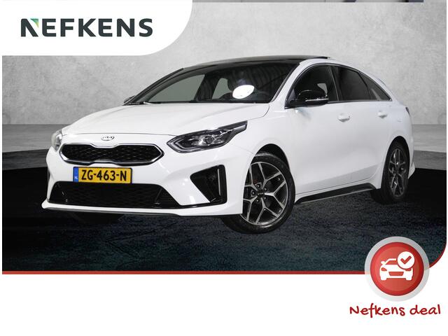 KIA PRO CEE D ProCeed 1.4 140PK T-GDI GT-PlusLine | 2de eigenaar | AppleCarPlay/AndroidAuto | Alcantra/Lederenbekleding | Schuifkanteldak | JBL Audio | Navigatie | Cruise Control | Keyless | Stoel/StuurVerwarming | Camera | Isofix | Privacy Glass | Elektrische Achterkl