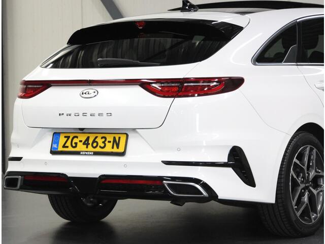 KIA PRO CEE D ProCeed 1.4 140PK T-GDI GT-PlusLine | 2de eigenaar | AppleCarPlay/AndroidAuto | Alcantra/Lederenbekleding | Schuifkanteldak | JBL Audio | Navigatie | Cruise Control | Keyless | Stoel/StuurVerwarming | Camera | Isofix | Privacy Glass | Elektrische Achterkl