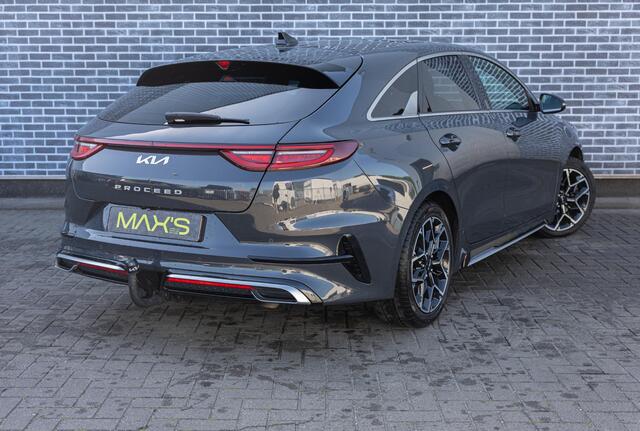 KIA PRO CEE D ProCeed 1.5 T-GDi GT-Line | Trekhaak | Panoramadak | Lederen Bekleding | Stoelverwarming | Achteruitrijcamera | Parkeersensoren | Cruise Control Adaptief | Keyless Entry | Elektrische Achterklep | Navigatie | Apple Carplay | Android Auto