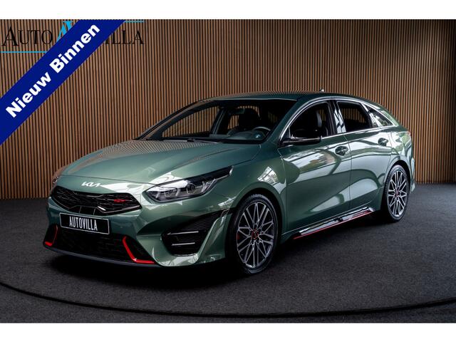 KIA PRO CEE D ProCeed 1.6 T-GDi GT 204pk Leer Camera Memory seats Navi PDC ACC Stuur- & stoelverwarming (voor & achter) Elektr. bedienbare achterklep Climate C. Cruise C. Keyless Entry & Go LM velgen Comfort-pakket BTW auto!
