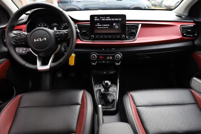 KIA RIO 1.2 DynamicPlusLine LEER CAMERA STUUR/STOELVERWARMING CARPLAY DAB 1e-EIGENAAR LMV CRUISE CLIMA NIEUWSTAAT!!!