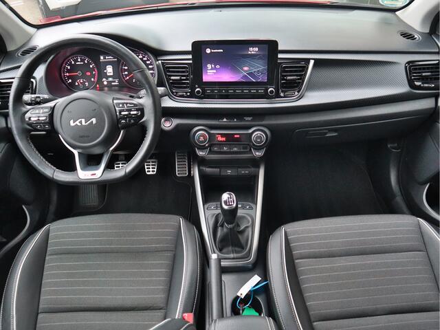 KIA RIO 1.0 T-GDI GT-Line 120pk! Navi+ECC+Camera+Carplay+PDC+LED+BT+ESP+17"LMV 7jr.Garantie