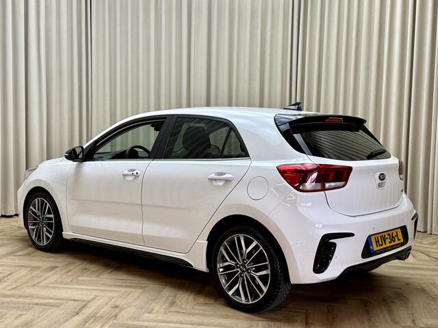 KIA RIO 1.0 TGDI GT-Line *Automaat* Stoel-/Stuurverwarming / Carplay / Keyless / 1/2 Leder / Camera / Navigatie / Cruise / 17'' LMV