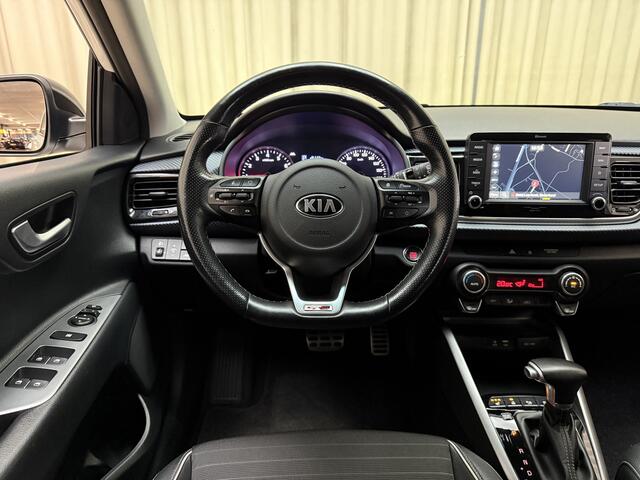 KIA RIO 1.0 TGDI GT-Line *Automaat* Stoel-/Stuurverwarming / Carplay / Keyless / 1/2 Leder / Camera / Navigatie / Cruise / 17'' LMV