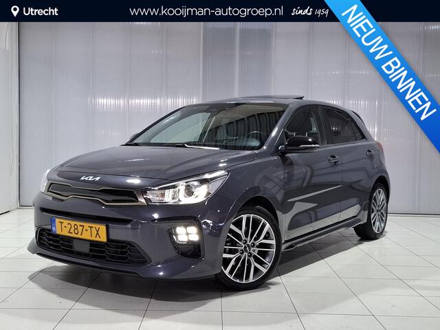 KIA RIO 1.0 T-GDi MHEV GT-Line Schuif kantel dak, Stoel en Stuur verwarming, Apple Carplay/Android Auto, Navigatie, Camera.