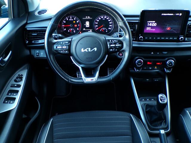 KIA RIO 1.0 T-GDi MHEV GT-Line, Carplay + Android Auto / Camera + Sensoren / Stoel + stuurverwarming / 17' LMV