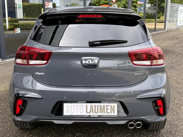 KIA RIO 1.0 T-GDi GT-Line 100 PK 17 inch Navi Camera DAB Apple Carplay Keyless Leder Stof Dodehoek