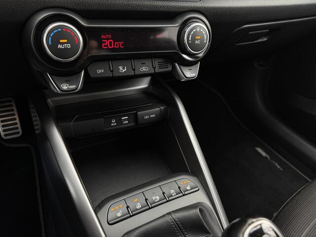 KIA RIO 1.0 T-GDI 100pk GT-Line Navi Leder Carplay Camera Keyless Stuur en StoelVerwaming DAB Clima 17" Pdc Trekhaak GT
