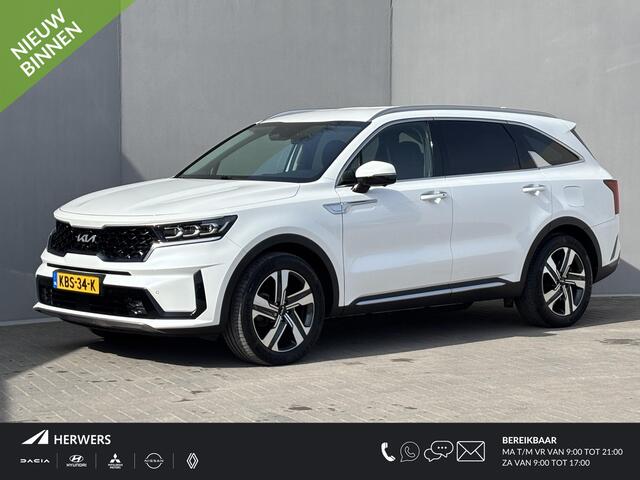 KIA SORENTO 1.6 T-GDI Plug-in Hybrid 4WD DynamicPlusLine 5p. / Automaat / Fabrieksgarantie tot 12-2029 / Dealer onderhouden / 1.500 kg Afneembare trekhaak / EAER 61 km stad 69km / Leder / Navigatie / Adapt. CC / BOSE / Rondom Zicht Camera / Apple Carplay/Android / el