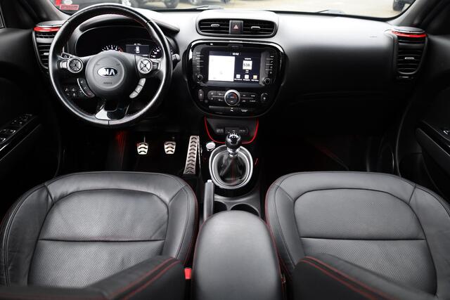 KIA SOUL 1.6 GDI Iconic² LEER 4XSTOEL/STUURVERWARMING STOELVENTILATIE CAMERA CARPLAY JBL-SOUND LANE-ASSIST 2XPDC 18''LMV DEALERONDHOUDEN