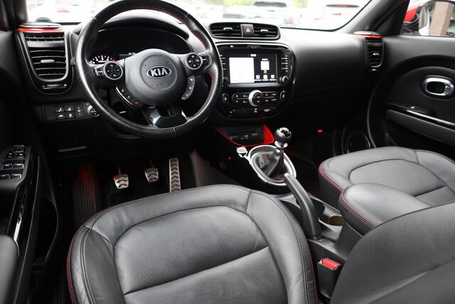 KIA SOUL 1.6 GDI Iconic² LEER 4XSTOEL/STUURVERWARMING STOELVENTILATIE CAMERA CARPLAY JBL-SOUND LANE-ASSIST 2XPDC 18''LMV DEALERONDHOUDEN