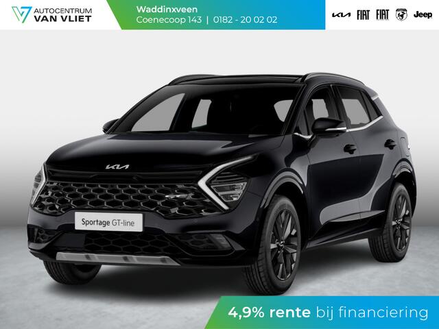 KIA SPORTAGE 1.6 T-GDi Plug-in Hybrid AWD GT-Line | Direct leverbaar | Clima | Stoel-/stuurverwarming | Schuif-/kanteldak | Carplay | Navi | Adapt. Cruise | 19''