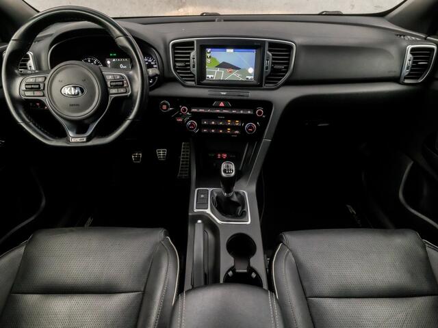 KIA SPORTAGE 1.6 T-GDI GT-Line First Edition 177Pk (NAVIGATIE, CLIMATE, CAMERA, LEDER, GETINT GLAS, SPORTSTOELEN, KEYLESS, TREKHAAK, DAB+, NIEUWSTAAT)
