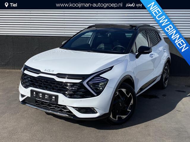 KIA SPORTAGE 1.6 T-GDi Plug-in Hybrid AWD GT-PlusLine stoel ventilatie/verwarming + Stuurwiel verwarmd, 360" camera, Schuif/kanteldak, Apple CarPlay/Android Auto, dodehoek detectie, achterbank verwarmd, cruise control, BTW-auto