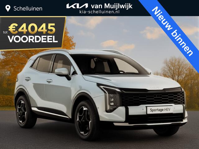 KIA SPORTAGE 1.6 T-GDi Hybrid DynamicPlusLine Nu ¤4.045,- voordeel! Nu tijdelijk extra scherp geprijsd!