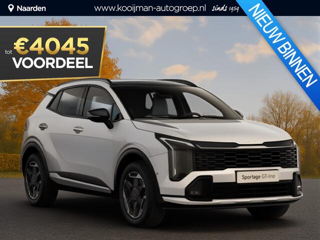 KIA SPORTAGE 1.6 T-GDi Hybrid GT-Line Nu ¤4.045,- voordeel! Nu tijdelijk extra scherp geprijsd!