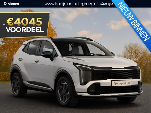 KIA SPORTAGE 1.6 T-GDi Hybrid GT-Line Nu ¤4.045,- voordeel! Nu tijdelijk extra scherp geprijsd!