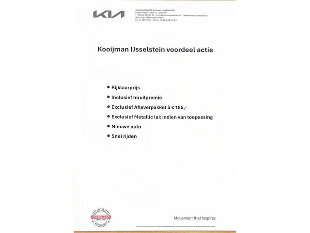 KIA SPORTAGE 1.6 T-GDi Plug-in Hybrid DynamicLine Direct Leverbaar