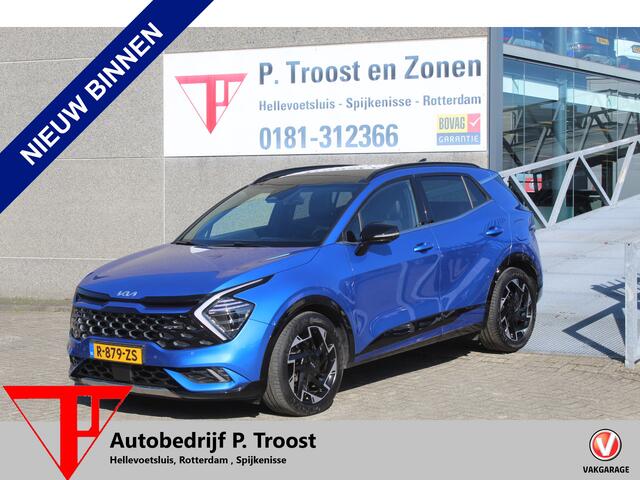 KIA SPORTAGE 1.6 T-GDi Hybrid AWD GT-PlusLine 10 jaar garantie! Dealeronderhouden! Panoramadak/360 Camera/Sfeerverlichting/Best. stoel met geheugen/Adaptive cruise control/Keyless/Apple carplay/Stoel en stuurverwarming/Navigatie/Draadloze tel. lader/Lane assist