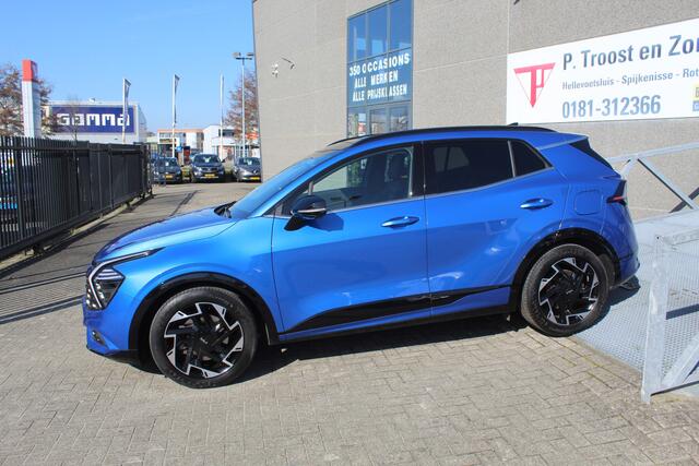 KIA SPORTAGE 1.6 T-GDi Hybrid AWD GT-PlusLine 10 jaar garantie! Dealeronderhouden! Panoramadak/360 Camera/Sfeerverlichting/Best. stoel met geheugen/Adaptive cruise control/Keyless/Apple carplay/Stoel en stuurverwarming/Navigatie/Draadloze tel. lader/Lane assist