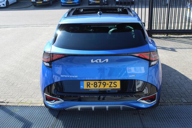 KIA SPORTAGE 1.6 T-GDi Hybrid AWD GT-PlusLine 10 jaar garantie! Dealeronderhouden! Panoramadak/360 Camera/Sfeerverlichting/Best. stoel met geheugen/Adaptive cruise control/Keyless/Apple carplay/Stoel en stuurverwarming/Navigatie/Draadloze tel. lader/Lane assist
