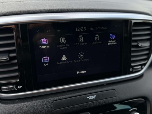 KIA SPORTAGE 1.6 T-GDI 177pk Aut Panoramadak Navi Leder Camera Keyless Stuur en StoelVerwaming Trekhaak JBL 19" Pdc