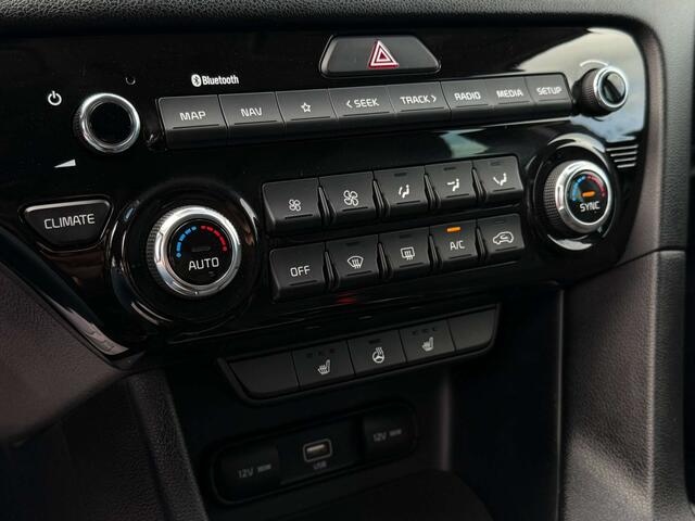 KIA SPORTAGE 1.6 T-GDI 177pk Aut Panoramadak Navi Leder Camera Keyless Stuur en StoelVerwaming Trekhaak JBL 19" Pdc