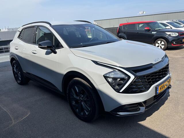 KIA SPORTAGE 1.6 T-GDi Hybrid Dark Edition NL-auto, Nieuw geleverd, BTW-auto, Stoel- & Stuurwiel verwarmd, Parkeersensoren, LMV, LED, Smart Key