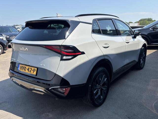 KIA SPORTAGE 1.6 T-GDi Hybrid Dark Edition NL-auto, Nieuw geleverd, BTW-auto, Stoel- & Stuurwiel verwarmd, Parkeersensoren, LMV, LED, Smart Key