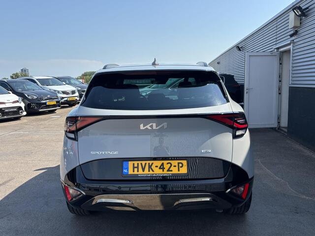 KIA SPORTAGE 1.6 T-GDi Hybrid Dark Edition NL-auto, Nieuw geleverd, BTW-auto, Stoel- & Stuurwiel verwarmd, Parkeersensoren, LMV, LED, Smart Key