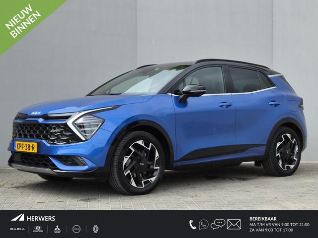 KIA SPORTAGE 1.6 T-GDi Plug-in Hybrid AWD GT-Line / Fabrieksgarantie tot 03-2031 / Dealer onderhouden / 1.350 kg afneembare trekhaak / Harman/Kardon Audio Systeem / Elektrische achterklep / Stuur- Stoel & Achterbank verwarming / Rondomzicht camera / Stoelventilatie /
